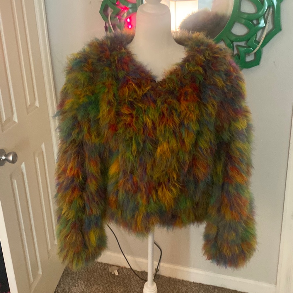 Custom coat no size or brand.